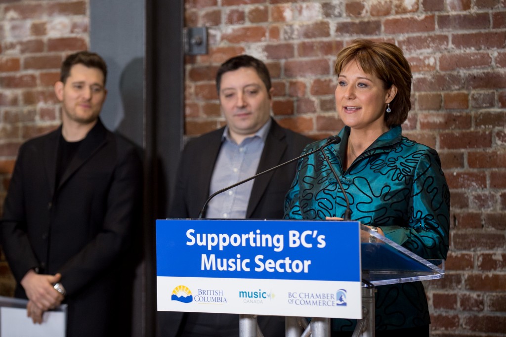 “No matter who you are, no matter how young, how old, no matter how esoteric your art may be, we want you to have a chance to succeed in British Columbia. And we want you to know that our province supports and is passionate about what you are doing in the way that you are changing the place that we live.” - Premier Christy Clark